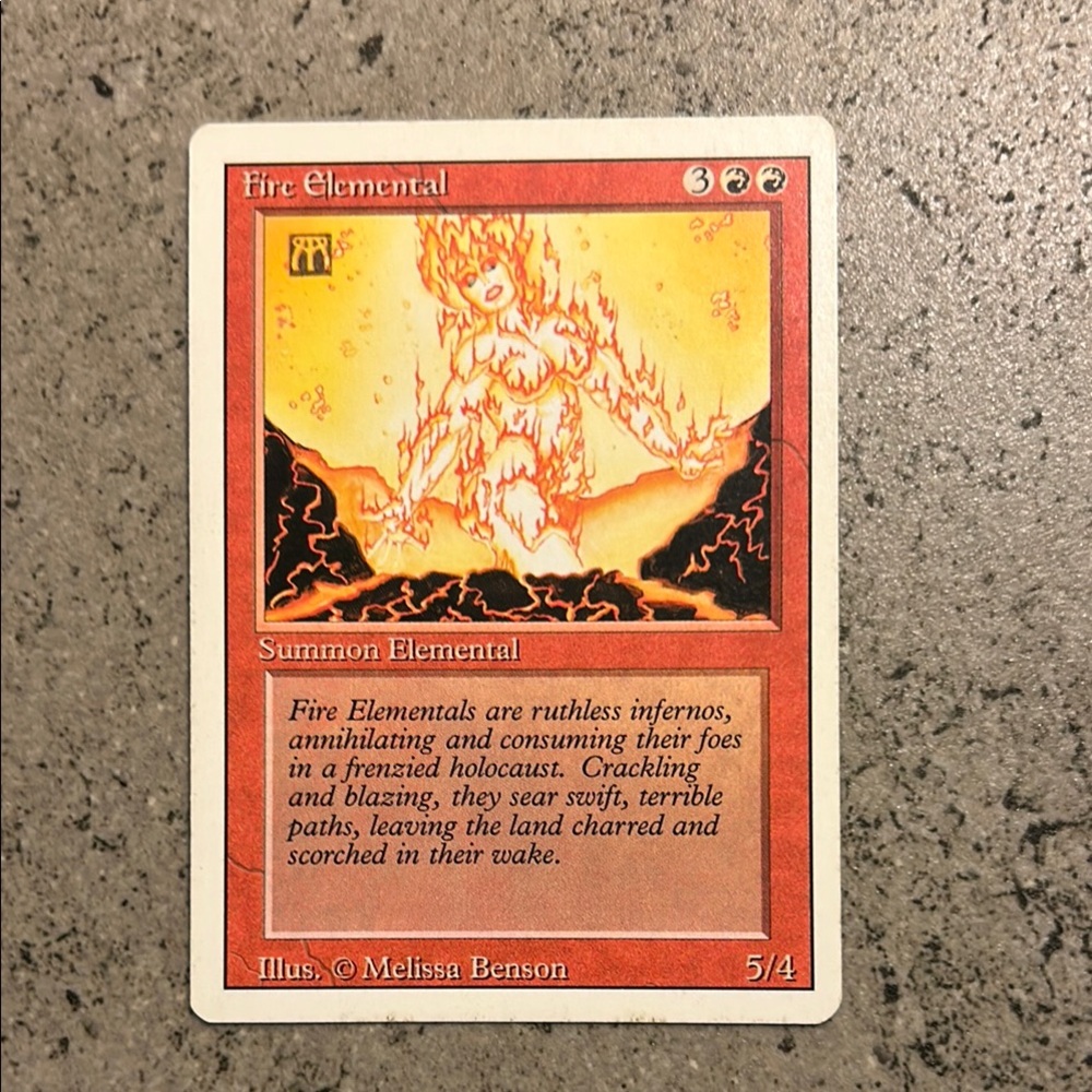 Fire Elemental Magic Card